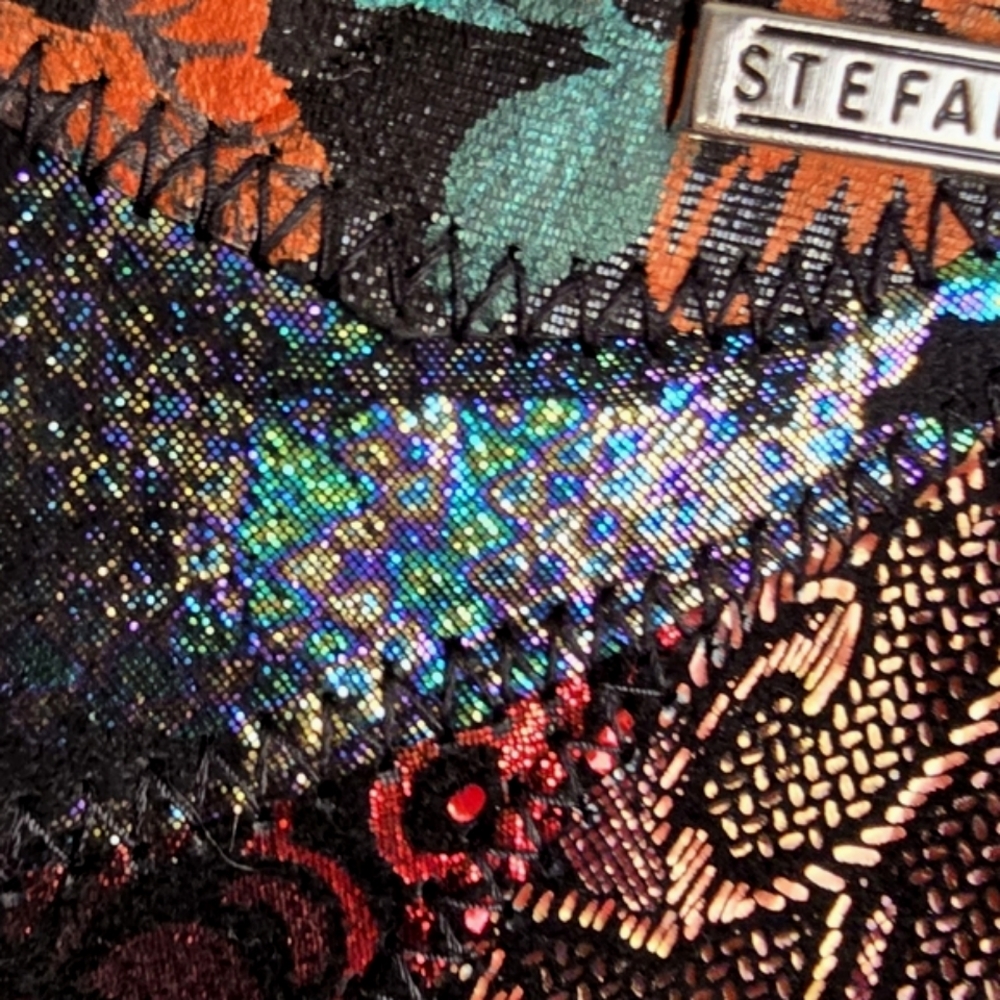 90's Metallic Patchwork Purse - image 1